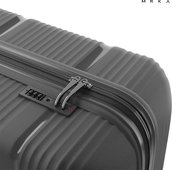 Milano Handbagage Koffer 38L Zwart